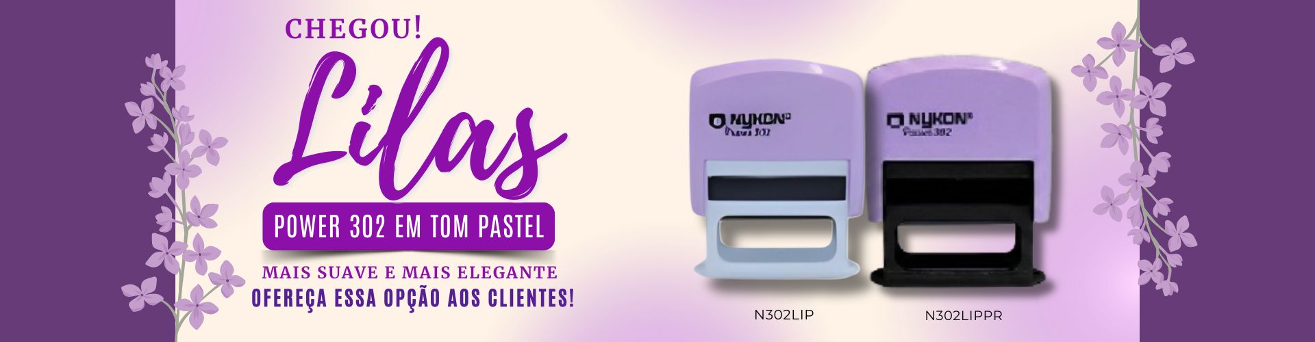 Nykon Power 302 Lilas Pastel 14x38mm
